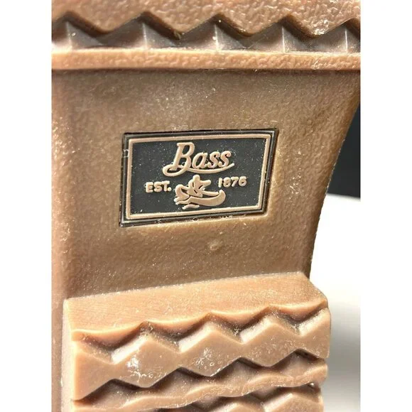 GH BASS Duck Boots Womens 9M Tan Chocolate 71-22313 - Picture 12 of 16